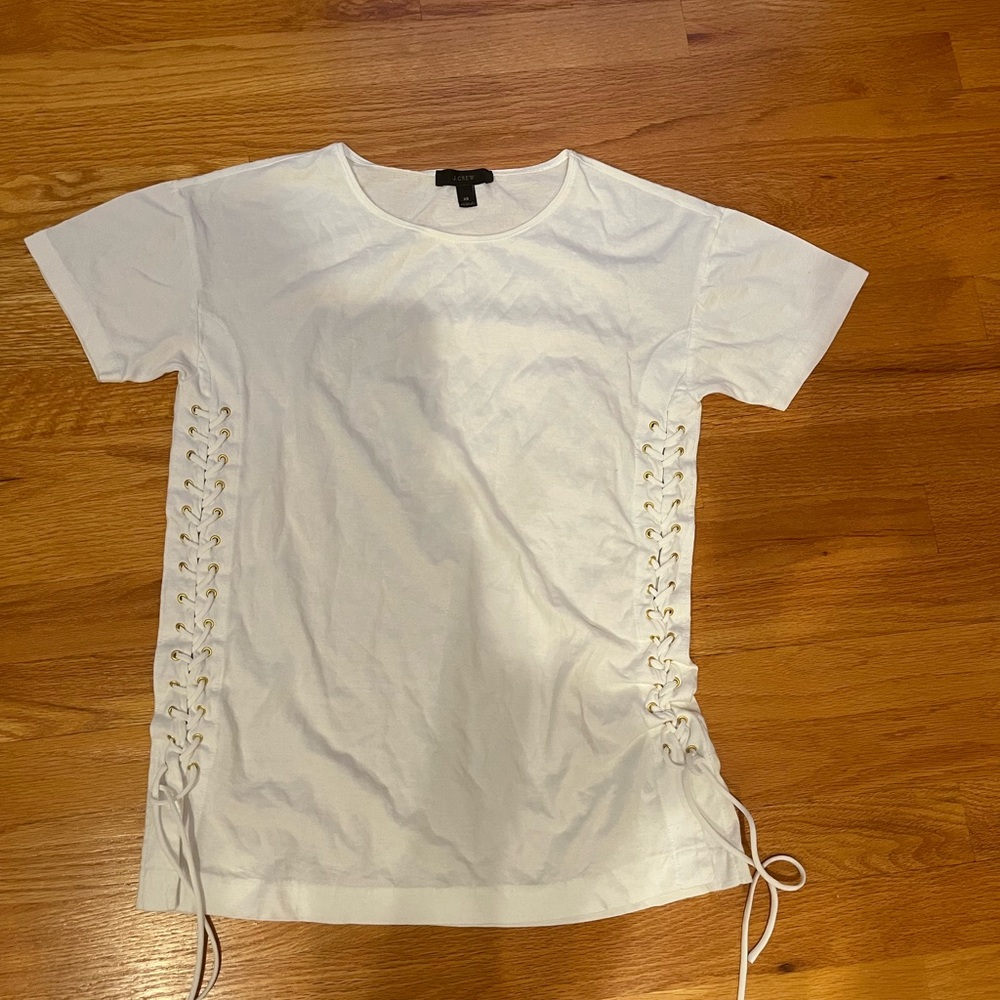 JCREW XS LACed-up Sides